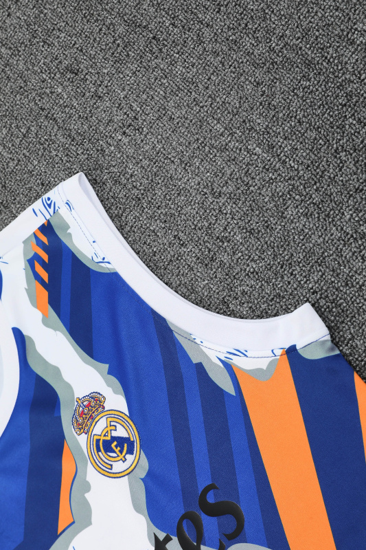 Real Madrid vest Short sleeve training kit 2025/2026 new season Football Jersey Sports shirt