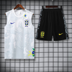 Brazil vest Short sleeve training kit 2025/2026 new season Football Jersey Sports shirt