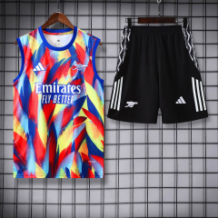 Arsenal vest Short sleeve training kit 2025/2026 new season Football Jersey Sports shirt
