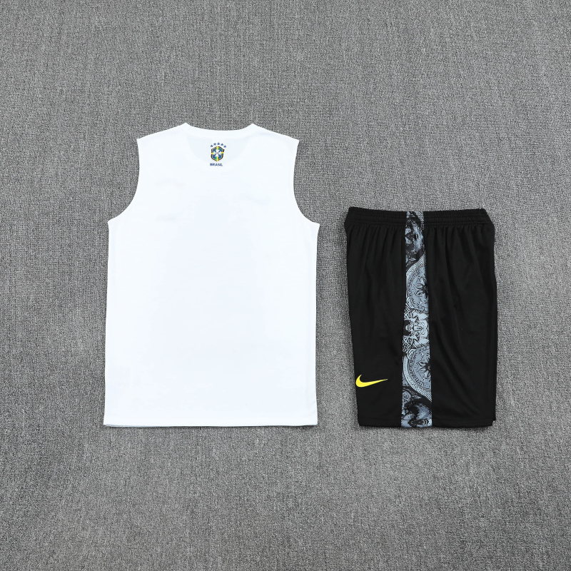 Brazil vest Short sleeve training kit 2025/2026 new season Football Jersey Sports shirt