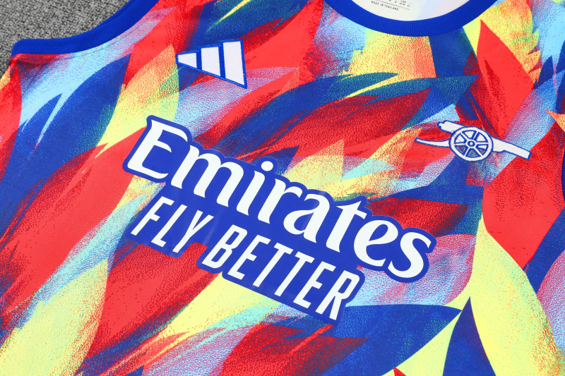 Arsenal vest Short sleeve training kit 2025/2026 new season Football Jersey Sports shirt