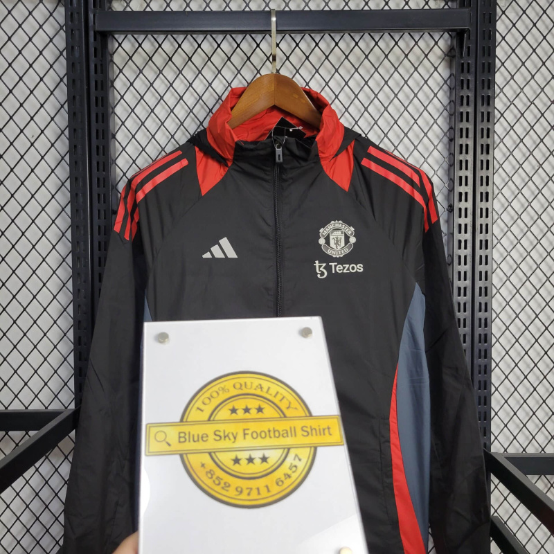 Manchester United Jacket Windbreaker Football Jersey Sports Shirt