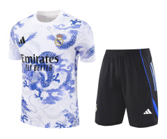 Real Madrid Short Sleeve Training Kit 2025/2026 New Season Football Jersey Sports Shirt