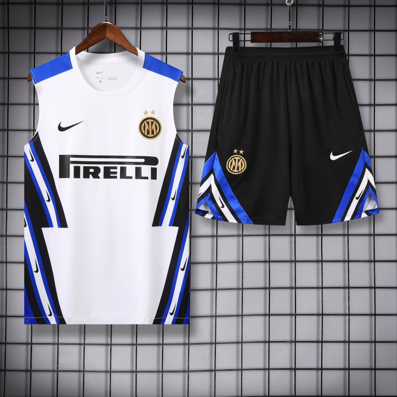Inter Milan vest Short sleeve training kit 2025/2026 new season Football Jersey Sports shirt