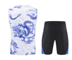 Real Madrid Vest Short Sleeve Training Kit 2025/2026 New Season Football Jersey Sports Shirt