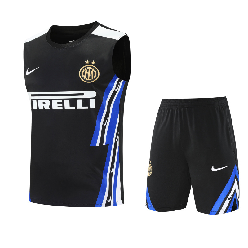 Inter Milan vest Short sleeve training kit 2025/2026 new season Football Jersey Sports shirt