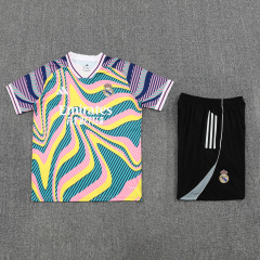 Real Madrid Short Sleeve Training Kit 2025/2026 New Season Football Jersey Sports Shirt