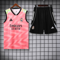 Real Madrid Vest Short Sleeve Training Kit 2025/2026 New Season Football Jersey Sports Shirt