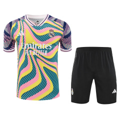 Real Madrid Short Sleeve Training Kit 2025/2026 New Season Football Jersey Sports Shirt