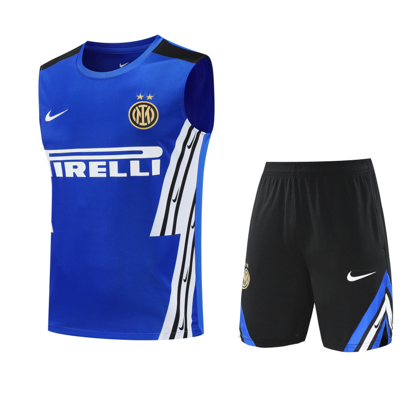 Inter Milan vest Short sleeve training kit 2025/2026 new season Football Jersey Sports shirt