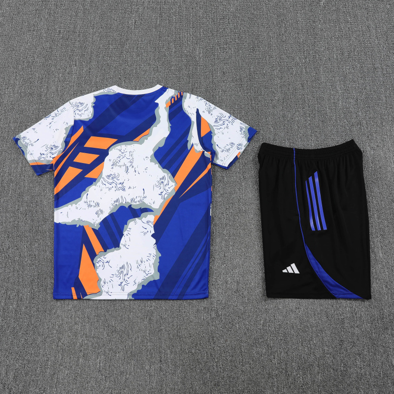 Real Madrid Short Sleeve Training Kit 2025/2026 New Season Football Jersey Sports Shirt