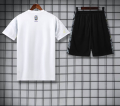 KIDS Brazil vest Short sleeve training kit 2025/2026 new season Football Jersey Sports shirt