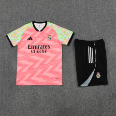 Real Madrid Short Sleeve Training Kit 2025/2026 New Season Football Jersey Sports Shirt