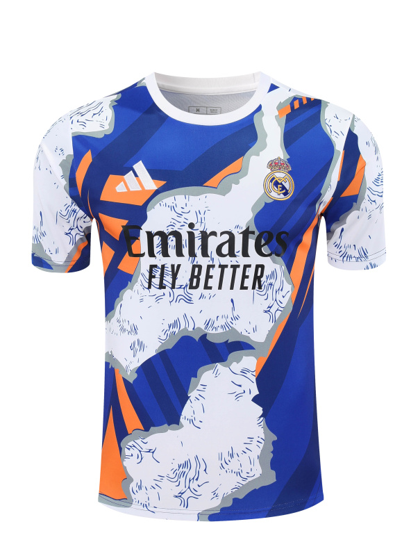 Real Madrid Short Sleeve Training Kit 2025/2026 New Season Football Jersey Sports Shirt