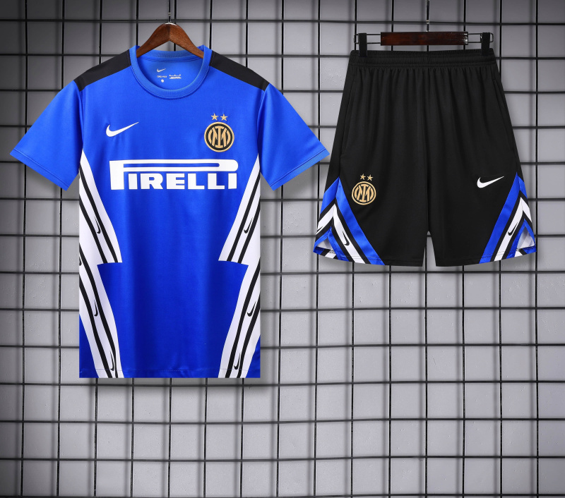 Inter Milan Short sleeve training kit 2025/2026 new season Football Jersey Sports shirt