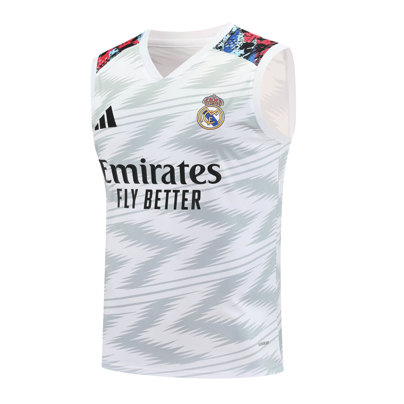 Real Madrid Vest Short Sleeve Training Kit 2025/2026 New Season Football Jersey Sports Shirt