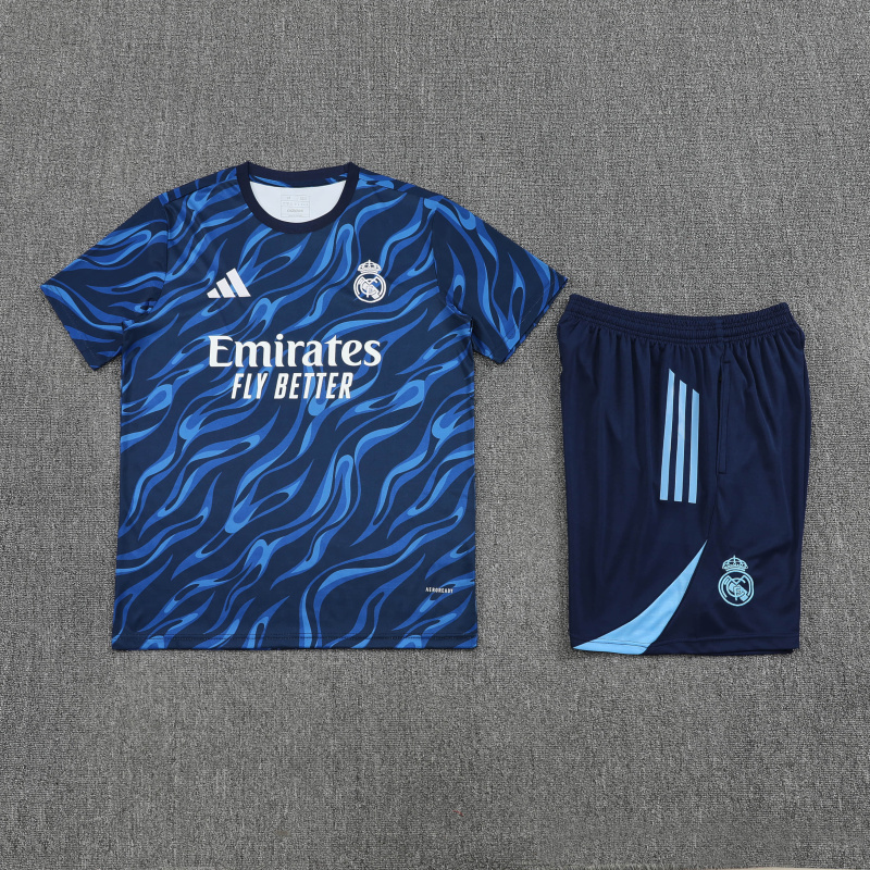 Real Madrid Short Sleeve Training Kit 2025/2026 New Season Football Jersey Sports Shirt