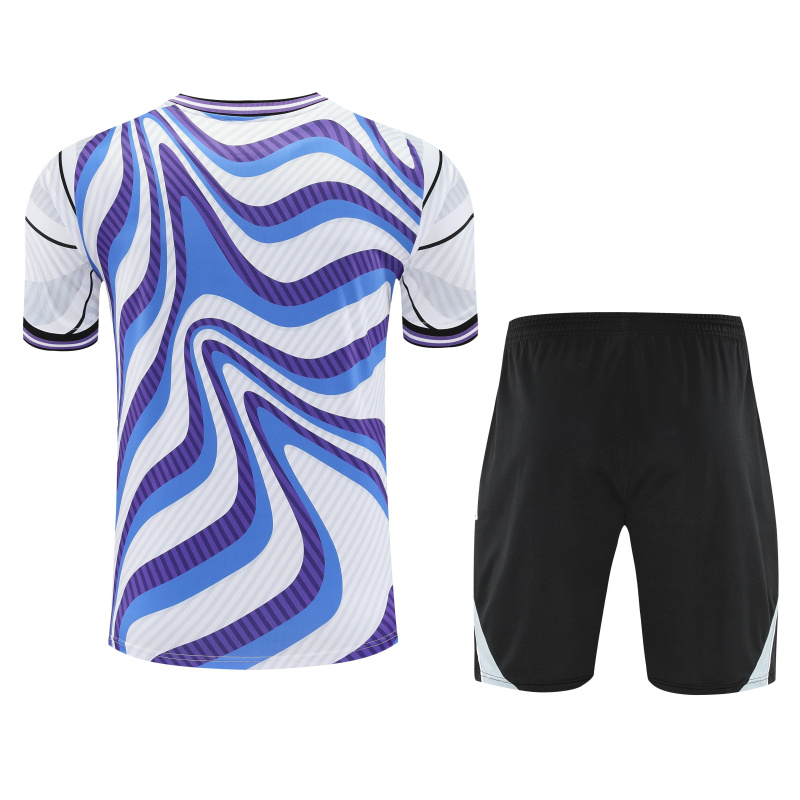 Real Madrid Short Sleeve Training Kit 2025/2026 New Season Football Jersey Sports Shirt