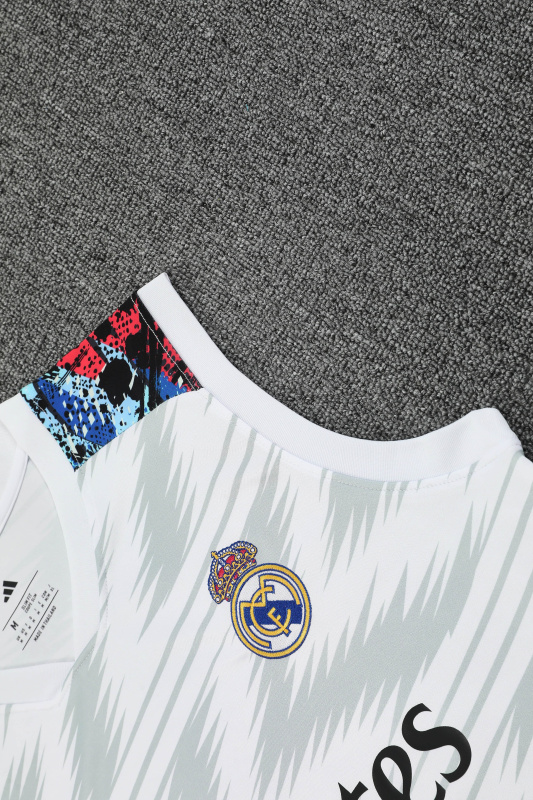 Real Madrid Vest Short Sleeve Training Kit 2025/2026 New Season Football Jersey Sports Shirt