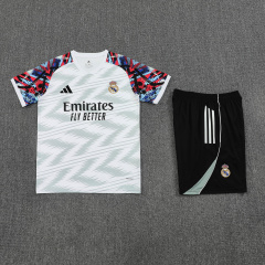 Real Madrid Short Sleeve Training Kit 2025/2026 New Season Football Jersey Sports Shirt