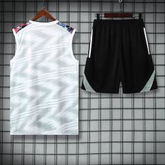 Real Madrid Vest Short Sleeve Training Kit 2025/2026 New Season Football Jersey Sports Shirt
