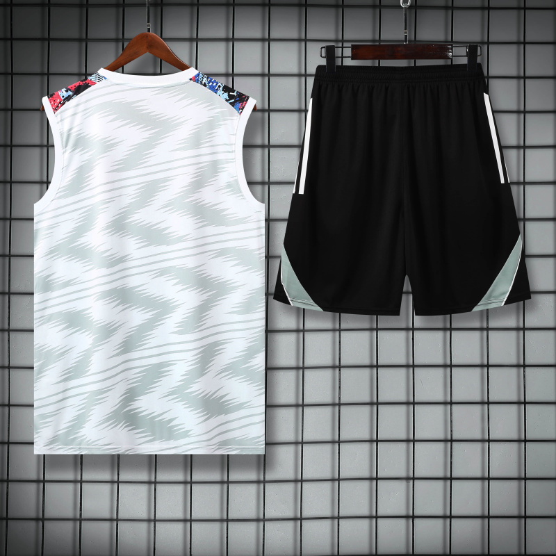 Real Madrid Vest Short Sleeve Training Kit 2025/2026 New Season Football Jersey Sports Shirt