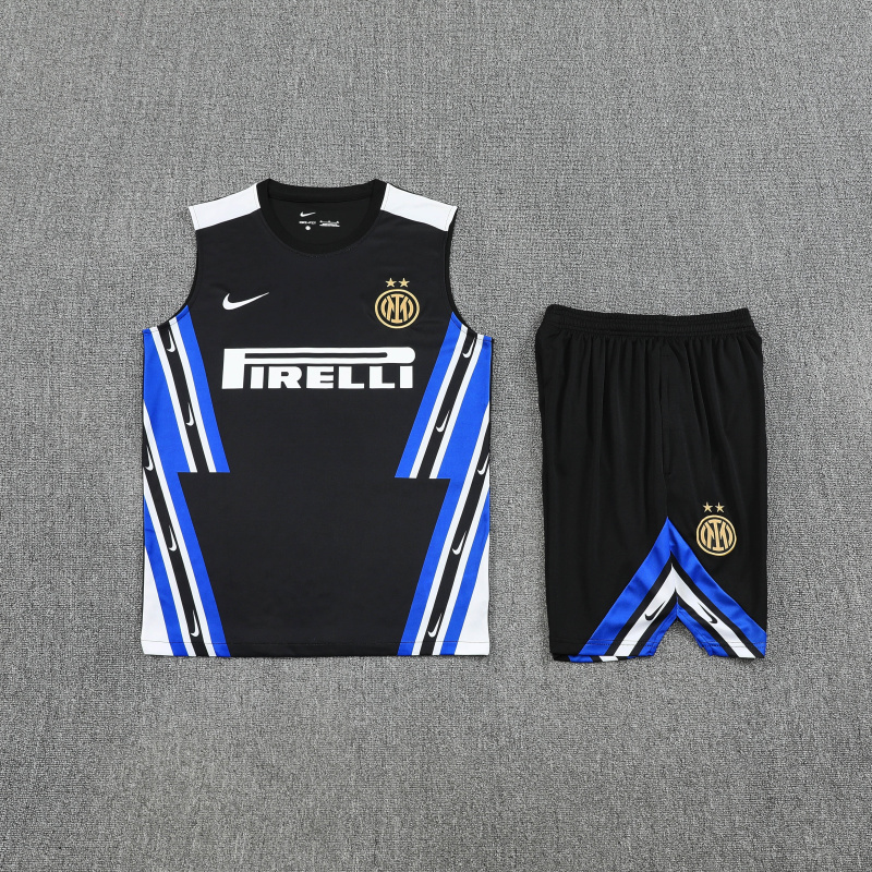 Inter Milan vest Short sleeve training kit 2025/2026 new season Football Jersey Sports shirt