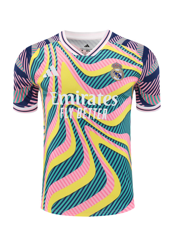 Real Madrid Short Sleeve Training Kit 2025/2026 New Season Football Jersey Sports Shirt