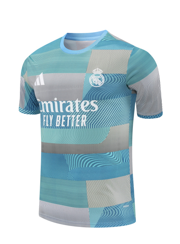 Real Madrid Short Sleeve Training Kit 2025/2026 New Season Football Jersey Sports Shirt