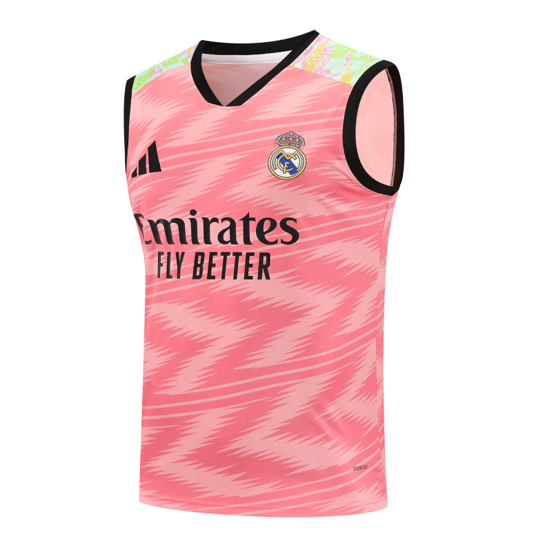 Real Madrid Vest Short Sleeve Training Kit 2025/2026 New Season Football Jersey Sports Shirt