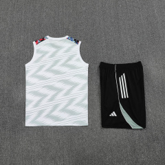 Real Madrid Vest Short Sleeve Training Kit 2025/2026 New Season Football Jersey Sports Shirt