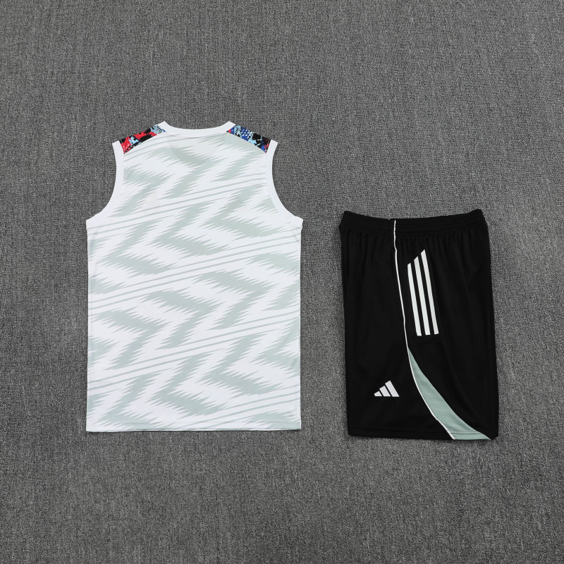 Real Madrid Vest Short Sleeve Training Kit 2025/2026 New Season Football Jersey Sports Shirt