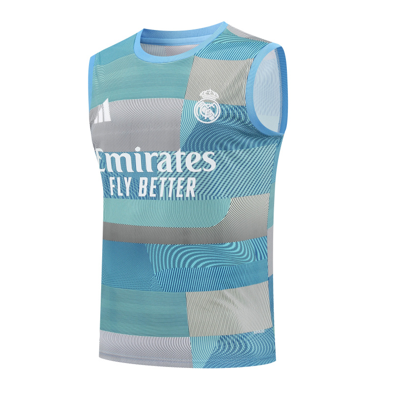 Real Madrid Vest Short Sleeve Training Kit 2025/2026 New Season Football Jersey Sports Shirt