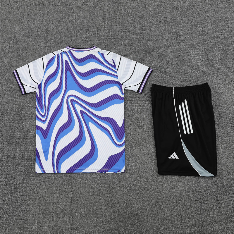 Real Madrid Short Sleeve Training Kit 2025/2026 New Season Football Jersey Sports Shirt
