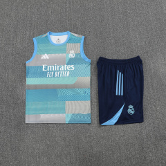 Real Madrid Vest Short Sleeve Training Kit 2025/2026 New Season Football Jersey Sports Shirt