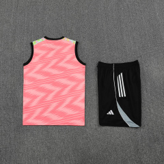 Real Madrid Vest Short Sleeve Training Kit 2025/2026 New Season Football Jersey Sports Shirt