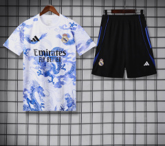 Real Madrid Short Sleeve Training Kit 2025/2026 New Season Football Jersey Sports Shirt