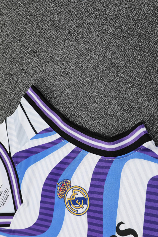 Real Madrid Vest Short Sleeve Training Kit 2025/2026 New Season Football Jersey Sports Shirt