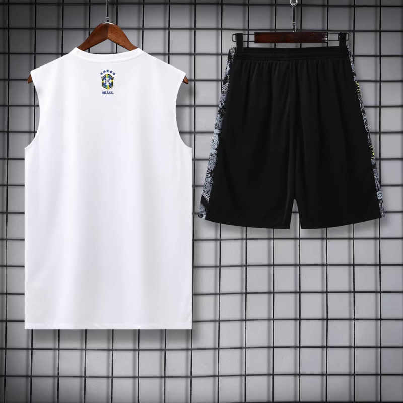 KIDS Brazil Short sleeve training kit 2025/2026 new season Football Jersey Sports shirt