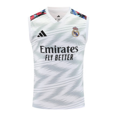 Real Madrid Vest Short Sleeve Training Kit 2025/2026 New Season Football Jersey Sports Shirt