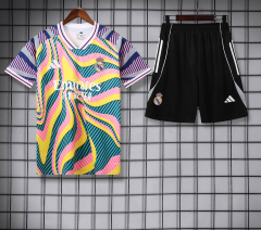 Real Madrid Short Sleeve Training Kit 2025/2026 New Season Football Jersey Sports Shirt