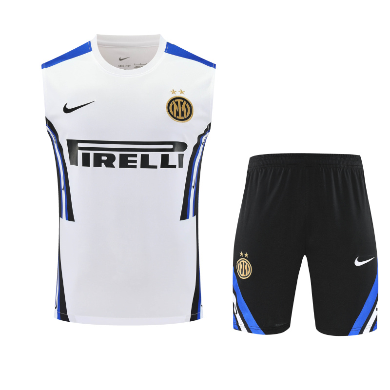 Inter Milan vest Short sleeve training kit 2025/2026 new season Football Jersey Sports shirt