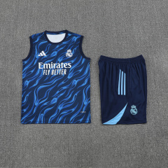 Real Madrid Vest Short Sleeve Training Kit 2025/2026 New Season Football Jersey Sports Shirt