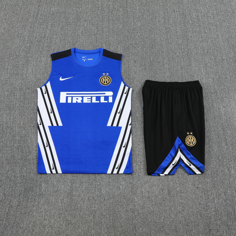 Inter Milan vest Short sleeve training kit 2025/2026 new season Football Jersey Sports shirt