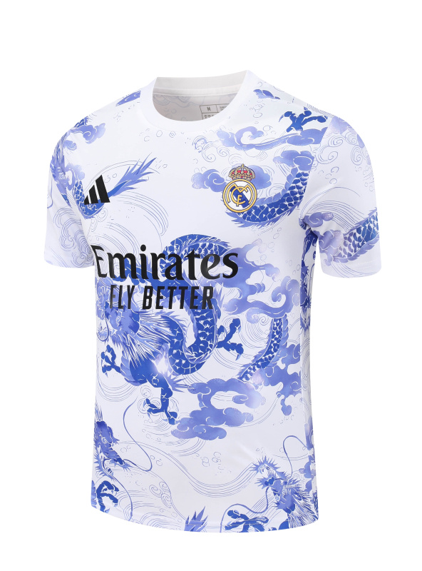 Real Madrid Short Sleeve Training Kit 2025/2026 New Season Football Jersey Sports Shirt