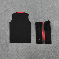 Manchester United Vest Short Sleeve Training Kit 2025/2026 New Season Football Jersey Sports Shirt