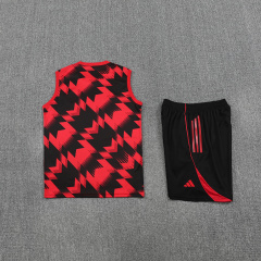 Manchester United Vest Short Sleeve Training Kit 2025/2026 New Season Football Jersey Sports Shirt