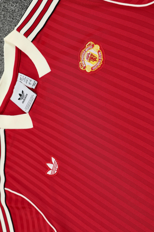 Manchester United Short Sleeve Training Kit 2025/2026 New Season Football Jersey Sports Shirt
