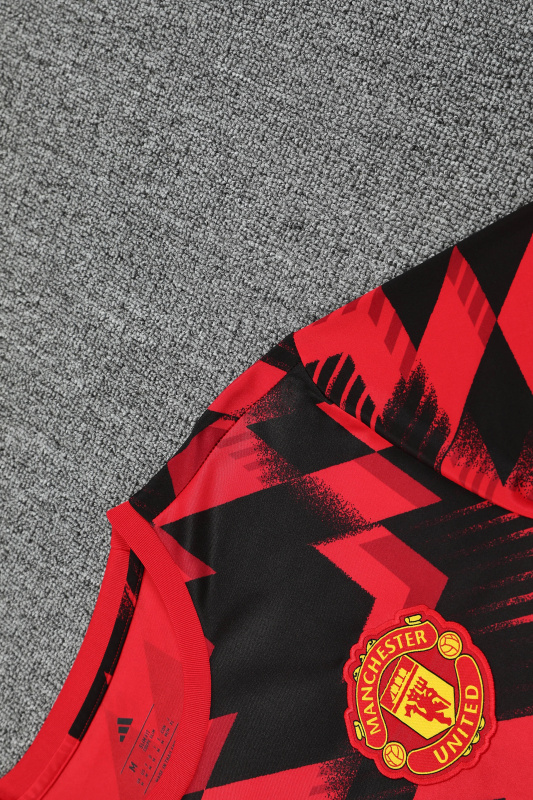 Manchester United Short Sleeve Training Kit 2025/2026 New Season Football Jersey Sports Shirt