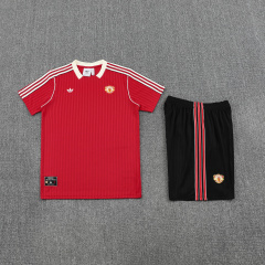 Manchester United Short Sleeve Training Kit 2025/2026 New Season Football Jersey Sports Shirt